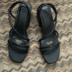 Black strappy H&M sandal